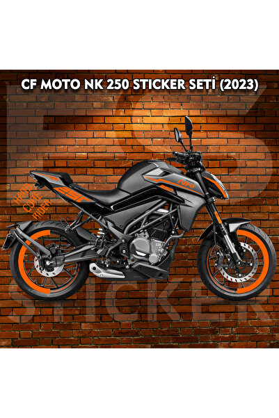 es sticker CF MOTO NK 250 YENİ KASA STICKER SETİ