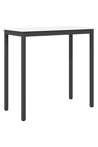 vidaxl Masă de bar Alb 110 x 55 x 105 cm Lemn de pin masiv