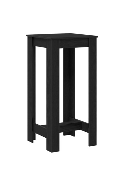 vidaxl Masă de bar Stejar Negru 51 x 50 x 103.5 cm Lemn compozit