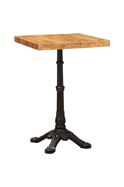 vidaxl Masă de bistro Maro 50 x 50 x 76 cm Lemn de mango solid