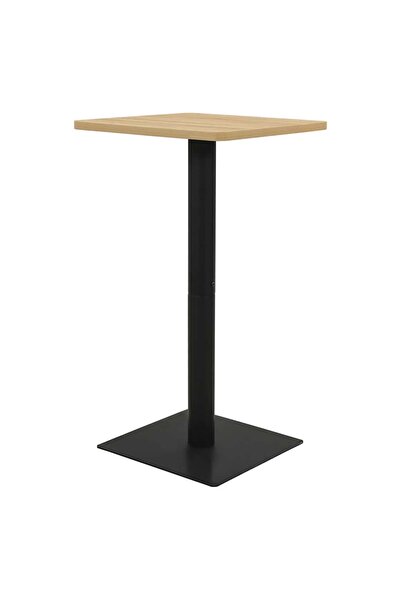 vidaxl Masă de bistro, culoarea stejarului, 50 x 50 x 107 cm
