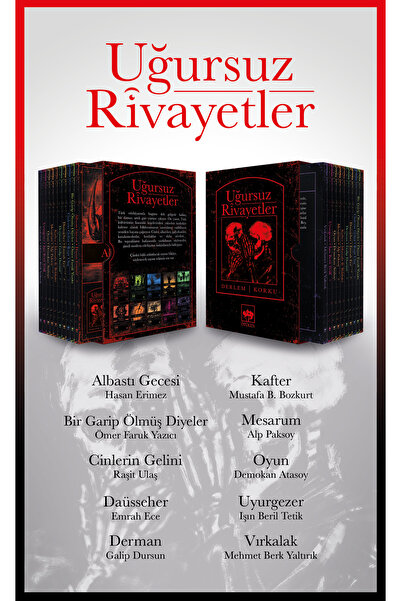 Ötüken Neşriyat Korku Derlem - Uğursuz Rivayetler 10 Kitap