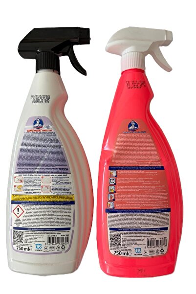 Highgenic Duşakabin Banyo Temizleyici Banyo ve Derz Fayans Arası Kir Ve Leke Temizleyici 2 Li Set 750 ml.