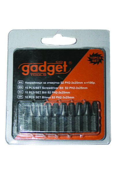 Gadget 10pcs/Set biti S2 PH-3x25mm GD