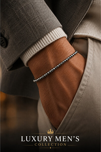 Jack Ferrero Luxury men's collection natural stone bracelet