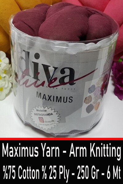 Diva İplik Arm Knit Giant Yarn -250 Grams-6 Mt - Color - 11167