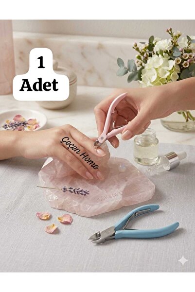 ÇEÇEN HOME (1 Adet) Renkli Tırnak Et Pensesi, Tırnak Pensesi, Tırnak Bakım Pe...
