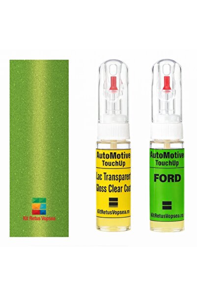 YLKRS AUTOMOTIVE Kit retus vopsea touch-up Ford Focus FRD9504 (Ultimate Green...