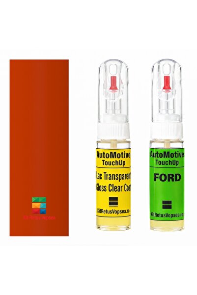 YLKRS AUTOMOTIVE Touch-up paint retouch kit Ford Falcon Ute FRD20010 (Blood O...