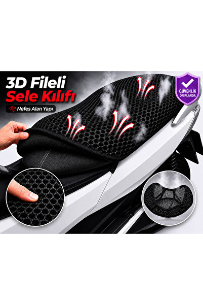 Vi Caro Husă pentru șa motocicletă Kanuni RS 125 Husă pentru șa din plasă 3D ...