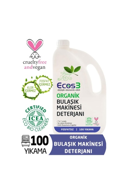 Ecos3 Organik Bulaşık Makinesi Deterjanı 2500ml