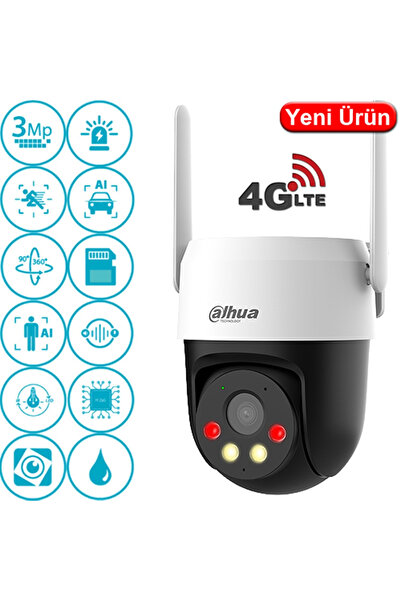 Universal كاميرا داهوا 3 ميجابكسل PT Speed ​​Dome 4 ملم واي فاي لاسلكية IP P3...
