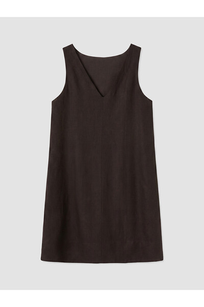 LC Waikiki Esvab • Modern & Distinctive A-Line Linen Blend Mini Dress