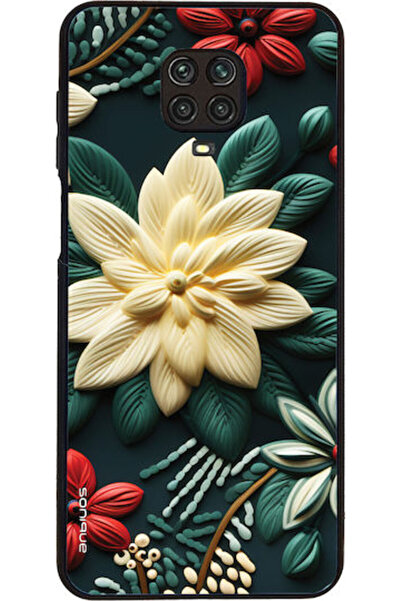 Other Θήκη Sonique Σειράς 3D Λουλουδιών για Xiaomi Redmi Note 9s/9 Pro Πράσινη