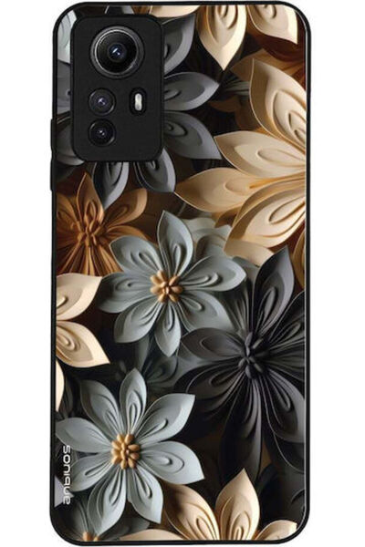 Other Θήκη Sonique Σειράς 3D Λουλουδιών για Xiaomi Redmi Note 12s Γκρι