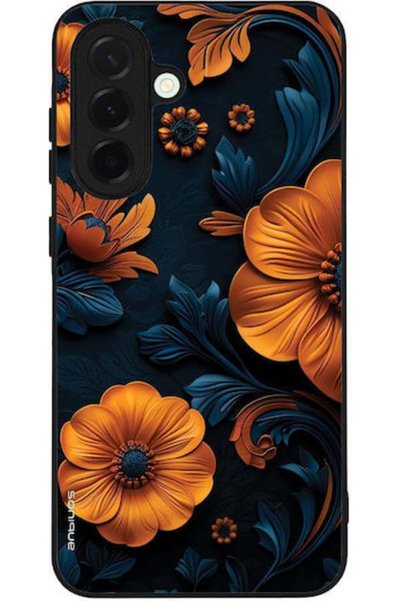 Other Θήκη Sonique Σειράς 3D Λουλουδιών για Samsung Galaxy A36 5G Πορτοκαλί 01