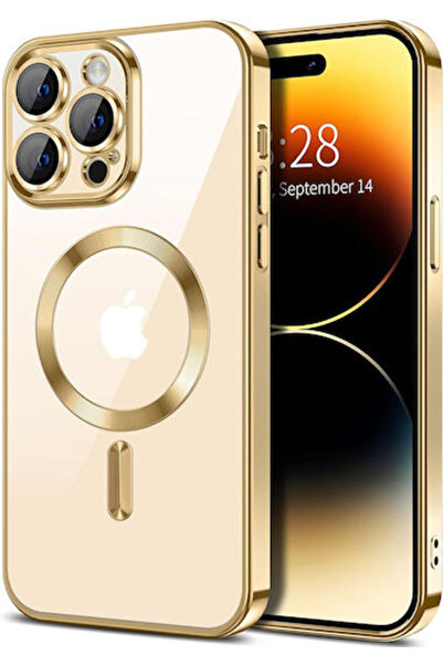 Techsuit Πίσω Κάλυμμα Σιλικόνης Χρυσό (iPhone 14 Pro Max)