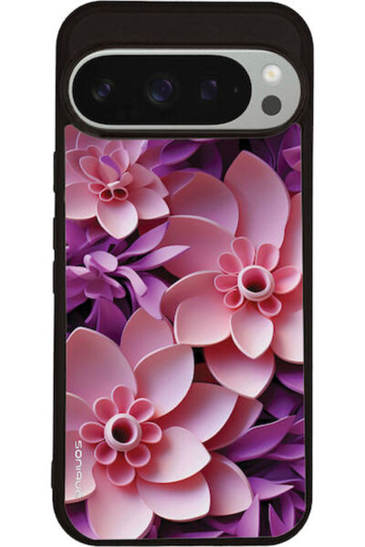 Other Θήκη Sonique Σειράς 3D Λουλουδιών για Google Pixel 9 Pro 5G Ροζ