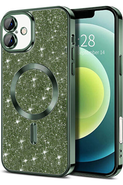 Techsuit Λαμπερή Πίσω Θήκη Σιλικόνης Πράσινη (iPhone 16)