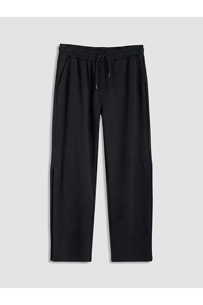 LC Waikiki Black Relax Fit Men's Sweatpants