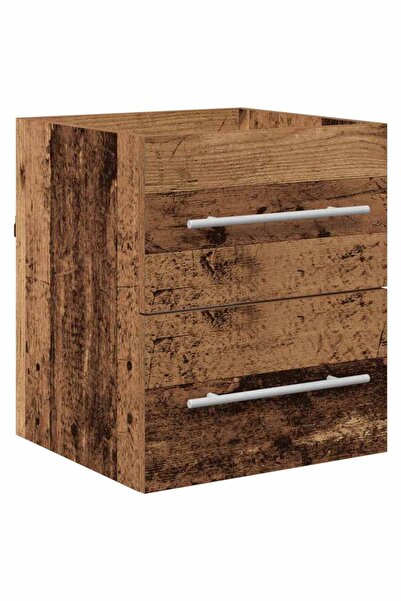 vidaxl Sink cabinet Old Wood 38.5 x 41 x 48 cm Composite wood
