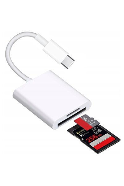 Co2 Adaptor cititor de carduri USB-C USB Tip C Micro SD/TF Până la 256 GB