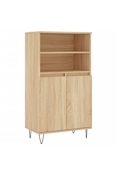 vidaxl Tall cabinet, sonoma oak, 60x36x110 cm, processed wood