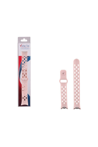 Other Volte-Tel Λουράκι Σιλικόνης Ροζ (για Xiaomi Smart Band 8, 9, 10)