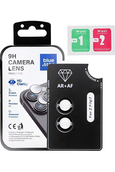 Blue Star Camera Protection Σκληρυμένο Γυαλί Μαύρο για Galaxy Z Flip7