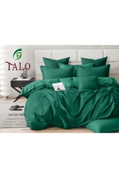 OEM 100% Cotton Jacquard Duvet Cover Set with Stretchy - 6 pieces | 18175-TL