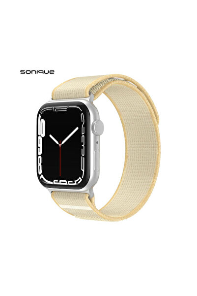 Other Λουράκι Sonique Υφασμάτινο Μπεζ (Apple Watch 38/40/41/42mm)