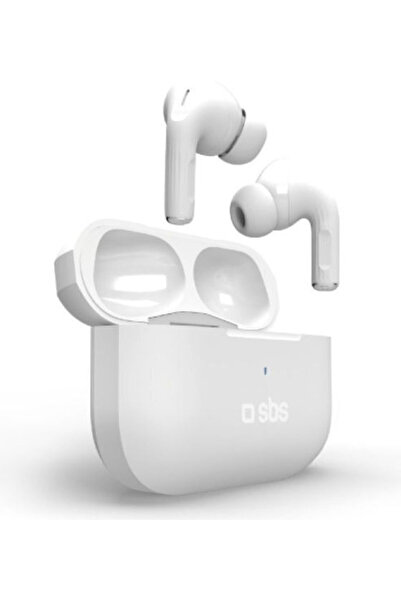 SBS Air Kab Max Ενδοωτικά Ακουστικά Bluetooth Handsfree με Θήκη Φόρτισης Λευκά