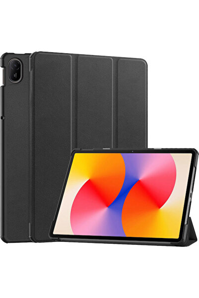 Techsuit Θήκη Flip Μαύρη (Huawei MatePad SE 11)