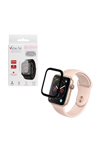 Other Volte-tel Σκληρυμένο Γυαλί Apple Watch 4 5 6 Se 40mm 3D Καμπυλωτό Αλουμ...