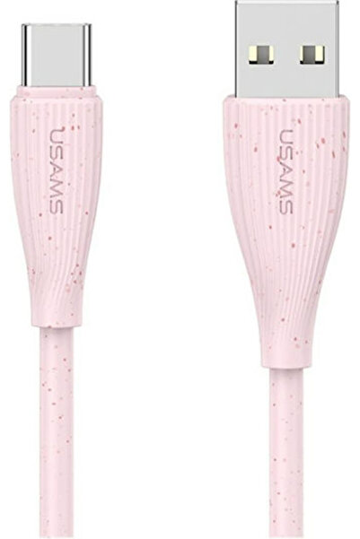 Usams Καλώδιο USB 2.0 USB-C Αρσενικό - USB-A 18W Πράσινο 1μ