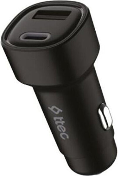 Ttec SmartCharger Duo Φορτιστής Αυτοκινήτου 5W 3.1A Γρήγορη Φόρτιση με Θύρες ...