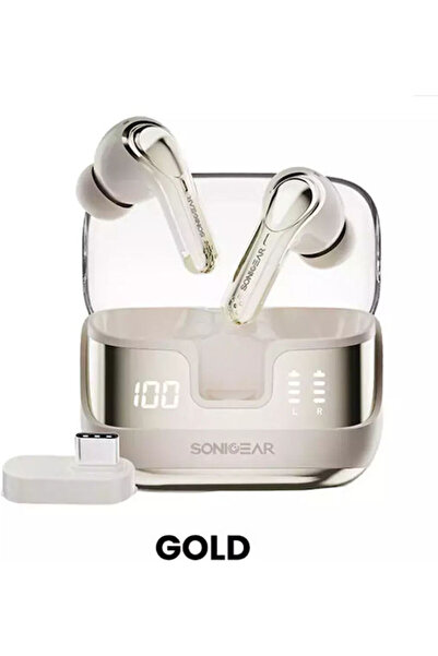 Sonic Gear Ακουστικά Bluetooth Handsfree Ενδοωτικά Διπλής Λειτουργίας με Αντο...