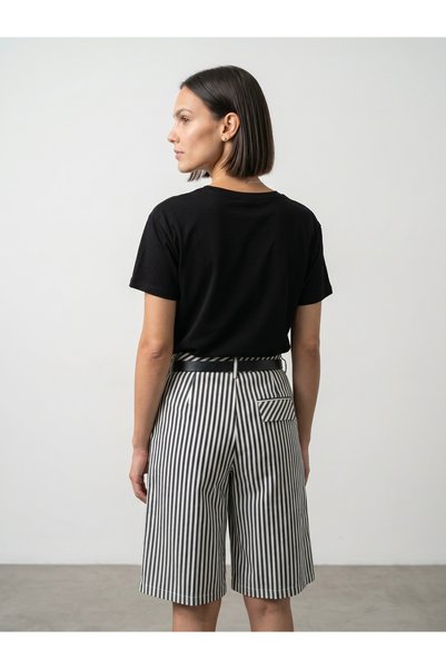 Dilvin 32847 Tricou cu decolteu în V din amestec de Lyocell