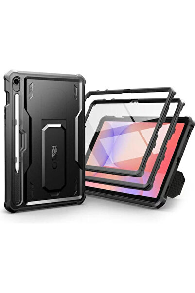 Tech-Protect Kevlar Pro Ανθεκτική Μαύρη Θήκη Πλάτης (Galaxy Tab S9, S10 FE, S...