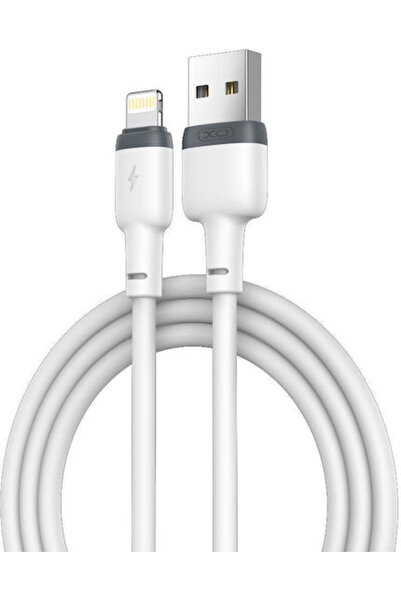 Xo Nb208 Καλώδιο USB-A σε Lightning Λευκό 1μ (16.005.0229)