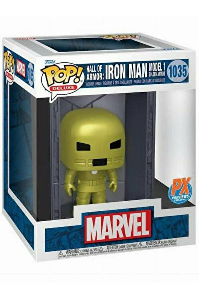 Funko Ποπ! Κουνιστοκέφαλος Ντιλούξ: Μάρβελ - Άιρον Μαν Μοντέλο 1 (Μεταλλικό) ...