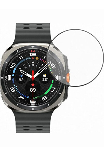 OEM 3D Σκληρυμένο Γυαλί PET για Samsung Watch Ultra 47mm Μαύρο