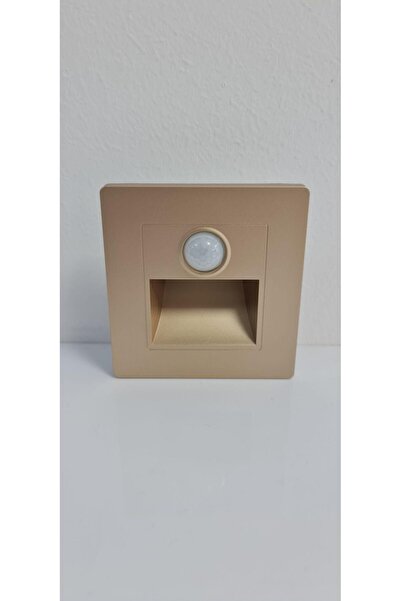 NewEra SmartHouse Lampă LED 3 W pentru scară/hol, auriu, senzor de prezență +...
