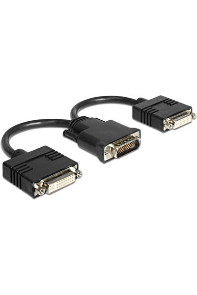 DELOCK Μετατροπέας DMS-59 αρσενικό σε DVI-I 2x θηλυκό 1 τεμάχιο 65281