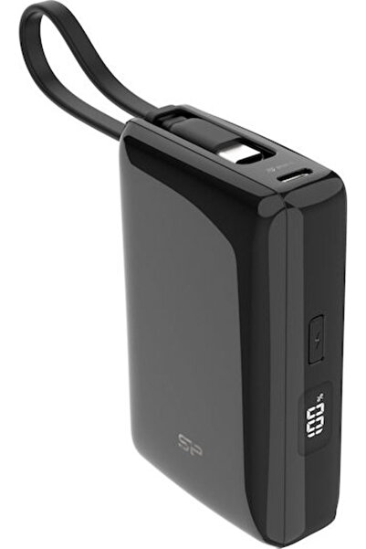 Silicon Power CP10 Power Bank 10000mAh 20W με θύρα USB-A και θύρα USB-C Μαύρο