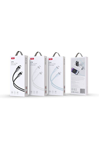 Xo NB-Q250A Καλώδιο USB-C σε Lightning 27W Μπλε 1μ (16.005.0256)
