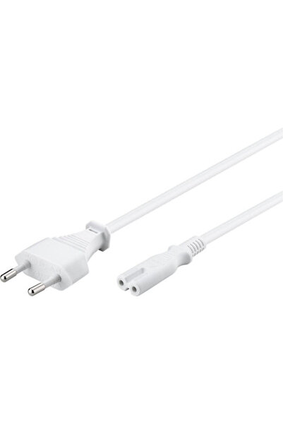 goobay IEC C7 - Καλώδιο Euro 1.5μ Λευκό (51326)