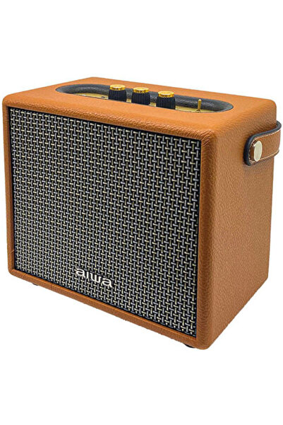 Aiwa Επαγγελματικό Ηχείο Bluetooth 55W με αυτονομία μπαταρίας έως 5 ώρες καφέ.