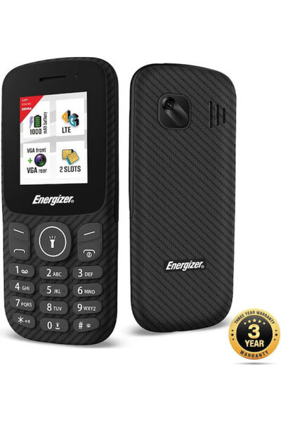 Energizer Energy E130s Κινητό Τηλέφωνο Διπλής SIM με Πλήκτρα Μαύρο