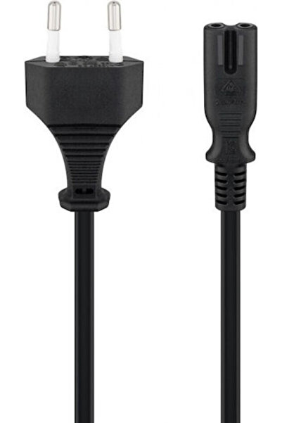 goobay Καλώδιο Euro - IEC C7 3μ Μαύρο (95038)